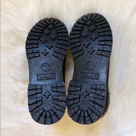 Timberland 6” Double Collar Black & Silver Boots - Picture 8 of 8